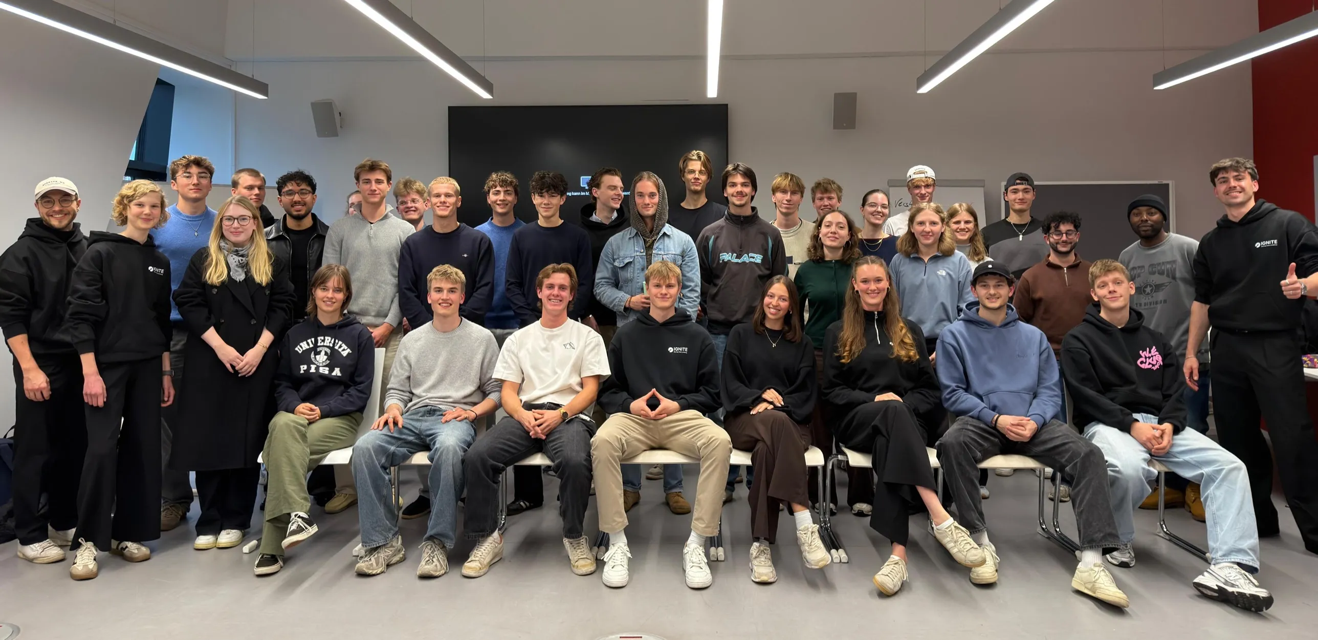 Group photo of the guests and the team at the IGNITE Open Weekly